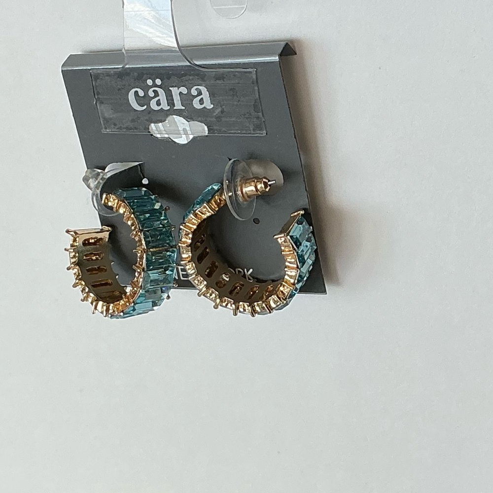 CARA NEW YORK Baguette Hoop Earrings